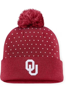 OU Sooners Ladies "Kai" Cuffed Knit Beanie