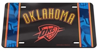 OKC Thunder Acrylic License Plate