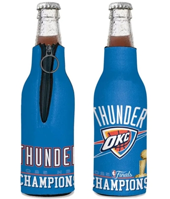 OKC Thunder 2025 NBA Finals Champions Bottle Cooler