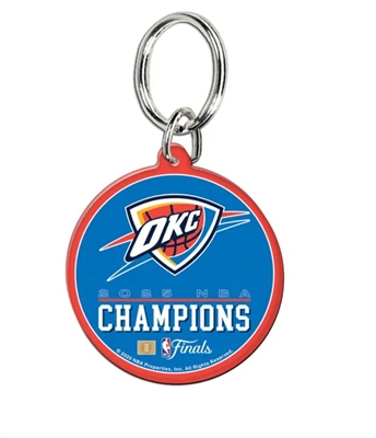 OKC Thunder 2025 NBA  Champs Premium Acrylic Keychain