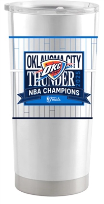 OKC Thunder 2025 NBA Champions 20oz Stainless Tumbler
