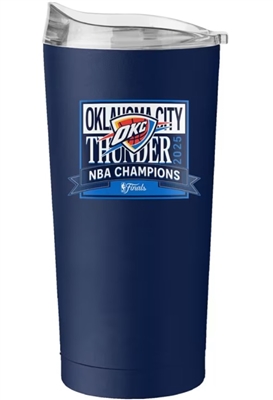 Oklahoma City Thunder 2025 NBA Champions 20oz Tumbler