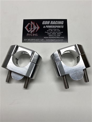 450ER 450R 400EX 300EX FAT BAR RISER HANDLEBAR CLAMPS