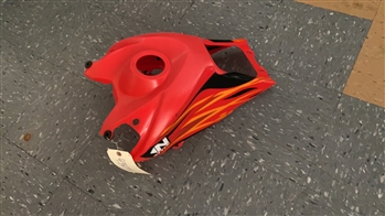 2013 450ER RED TANK COVER 08-14