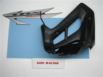 2013 450ER 450R LEFT SIDE HEEL GUARD W/MOUNT 04-14