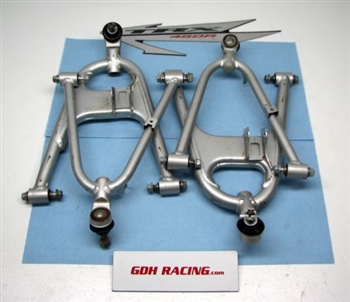 2009 450ER FRONT SILVER A-ARMS COMPLETE SET 06-14