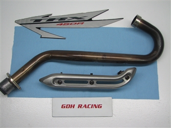2013 450ER HEADPIECE WITH SILVER HEAT SHIELD 06-14
