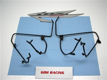 2005 TRX 450R LEFT AND RIGHT HEEL GUARD MOUNT SET