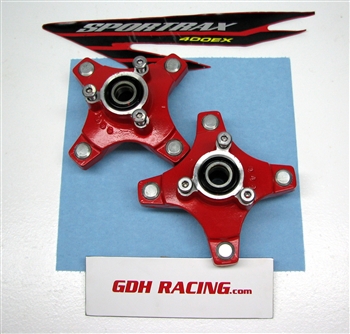 400EX 04 RED FRONT HUB SET 99 -09