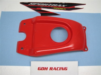 2004 400EX FUEL TANK COVER RED 99-07