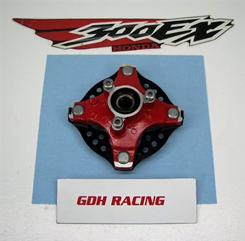 300EX SINGLE FRONT HUB RED 04 93-08