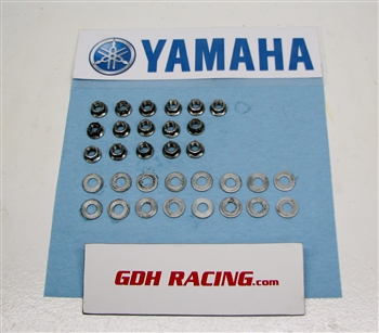 2007 YFZ 450 COMPLETE SET LUG NUTS & WASHERS
