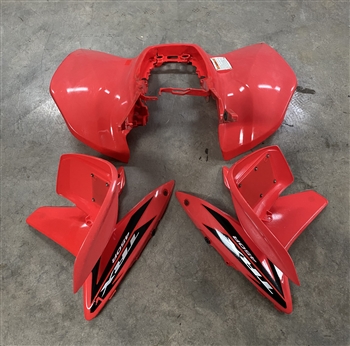 TRX 450ER RED FULL FENDER SET