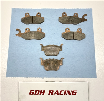 TRX 450ER 450R FULL SET OEM BRAKE PADS NISSIN