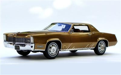 1968 Cadillac Fleetwood Eldorado Tribute Edition in Topaz Gold Firemist 1:24
Model Images