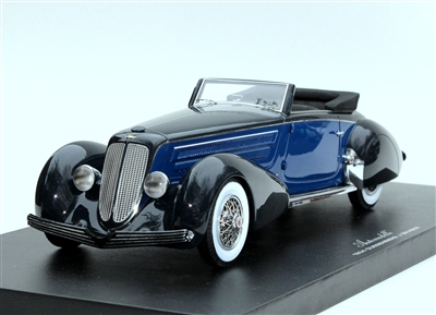 1934 Duesenberg J Graber Cabriolet 2-Tone Blue 1:24
