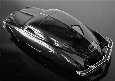 1938 Phantom Corsair 1:24 Black with Removable Roof Panel