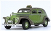 1940-1941 Checker Model A 1:43 Green represents Chicago and Kalamazoo Livery
