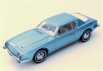 1963 Studebaker Avanti Metallic Tribute Edition Turquoise 1:43 LastONE