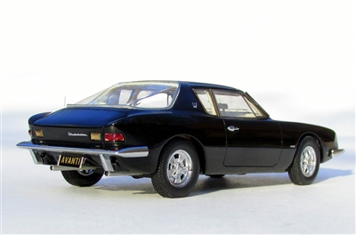 1963 Studebaker Avanti Metallic Homage Edition Black 1:43 LastONE