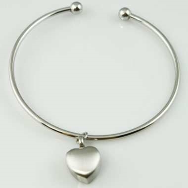 Bangle With Small Heart