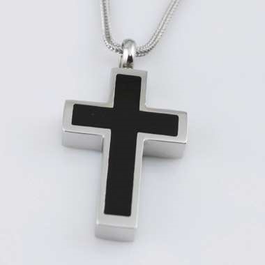 Simple Black And Silver Cross