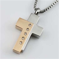 Two-Tone Offset Cross