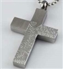 Large Stainless Steel Cross With Pattern