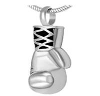 Silver and Black Boxing Glove
