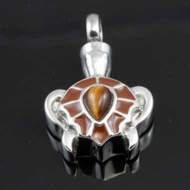 Brown Turtle With Stone On Back