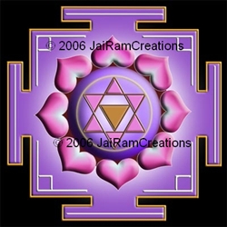 11-059 Mauve Pink Lakshmi Yantra