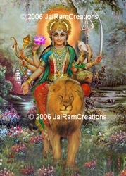 8-112  Shree Durga - 8" x 10" Ready to Frame Photograph