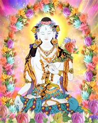 8-164 White Tara - 8 x 10 Ready To Frame Photograph