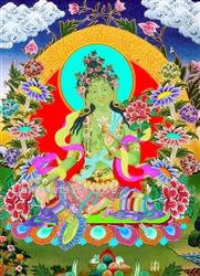 8-224  Green Tara - 8" x 10" Ready to Frame Photograph