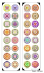 BMK-04 16 Yantra Set Bookmark