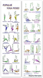 BMK-09 Popular Yoga Poses Bookmark