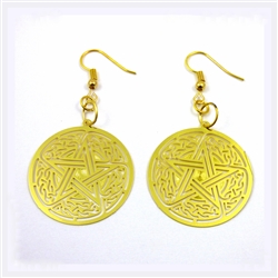 Celtic Pentagram Earrings