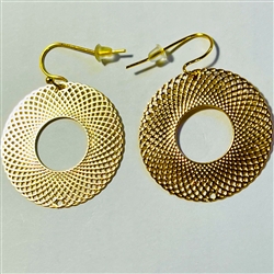 Gold Plated Wide Eye Torus Vortex 30mm