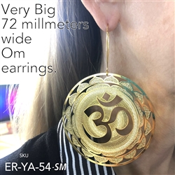 ER-YA-54-SM 72mm Om Earrings