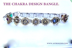 Chakra Design Frequency Bangle