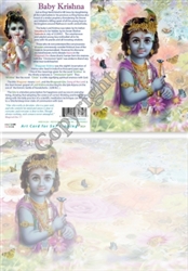 GC-21 Baby Krishna Greeting Card