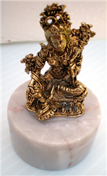 White Tara - 2.5" tall - 24KT Gold-Plated Figurine (GF-11)