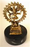 SHIVA (DANCING) - 2.5" tall - 24KT Gold-Plated Figurine (GF-22)