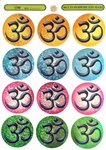 MS-13 Colorful OM Multi-Stickers, 5 sheets