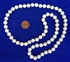 Astrological white coral necklace