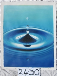 Water Drop  Original Oil Painting