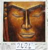 Buddha Face - 24" x 24" Original Oil Painting