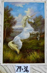 Unicorn - 24" x 36" Original Oil Painting