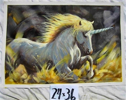 Unicorn - 24" x 36" Original Oil Painting