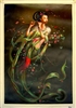 Goddess Playing Flute - 24" x 36" Original Oil Painting